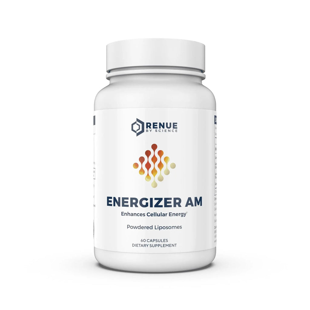 Renue By Science Energizer AM | Liposomal Resveratrol Hesperidin & Green Tea Supplement | 60 Capsules with Trans Resveratrol (65mg) Hesperidin (150mg) Green Tea Extract (35mg) - Non-GMO | Made in USA - TrustMedUSA