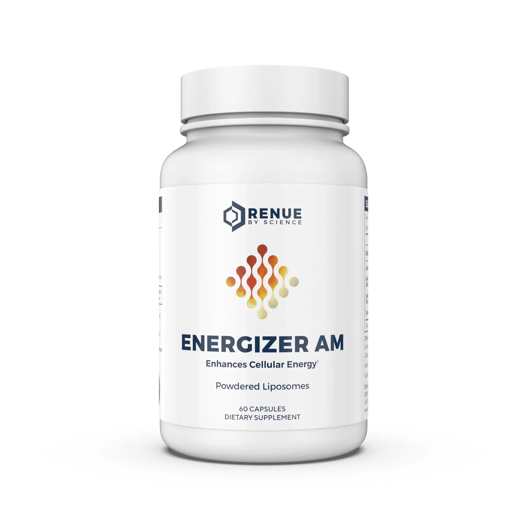 Renue By Science Energizer AM | Liposomal Resveratrol Hesperidin & Green Tea Supplement | 60 Capsules with Trans Resveratrol (65mg) Hesperidin (150mg) Green Tea Extract (35mg) - Non-GMO | Made in USA - TrustMedUSA