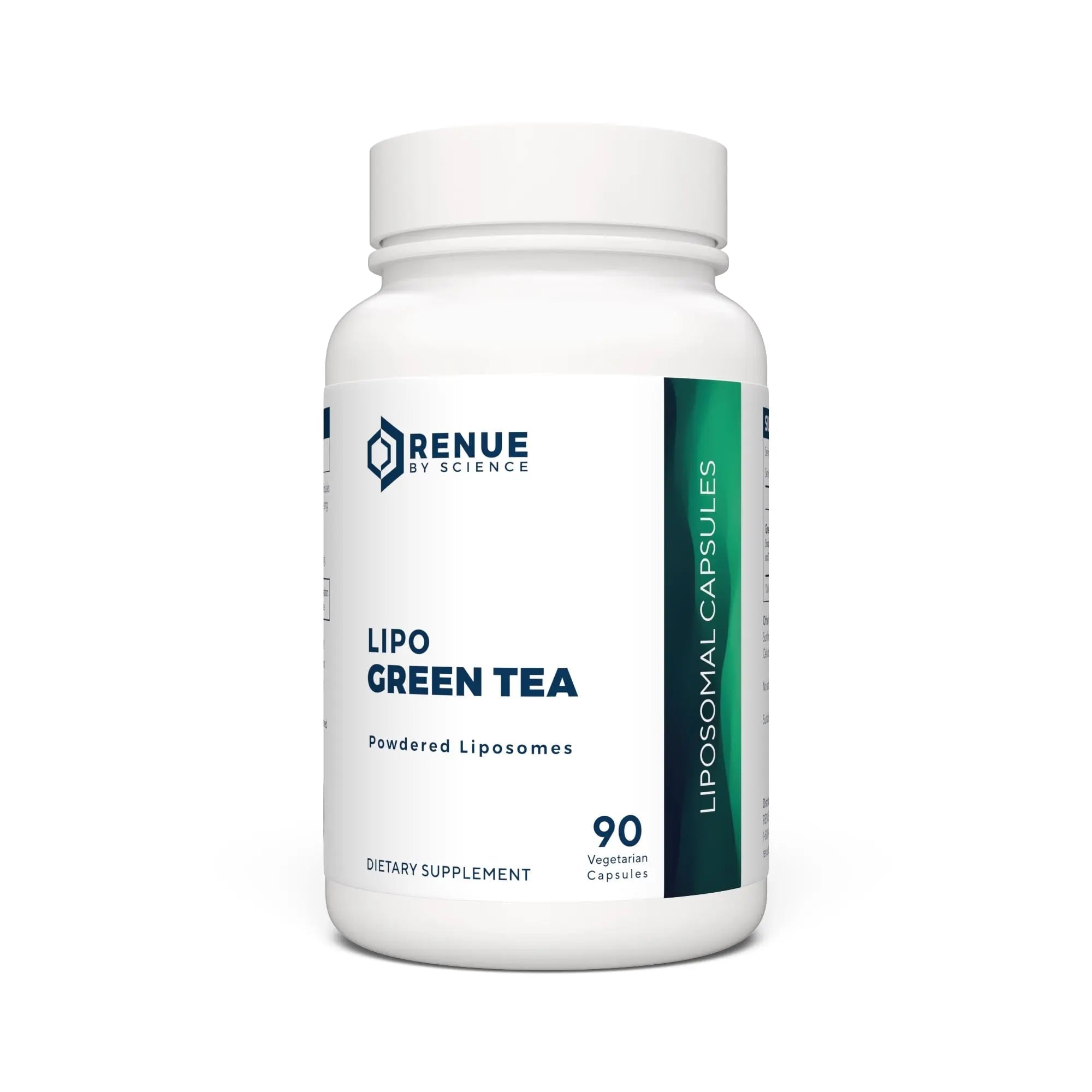 Renue By Science Green Tea Extract | High Strength Liposomal Supplement | 90 Capsules - 75mg Green Tea per Serving | Non-GMO | Made in The USA & Third-Party Tested - TrustMedUSA