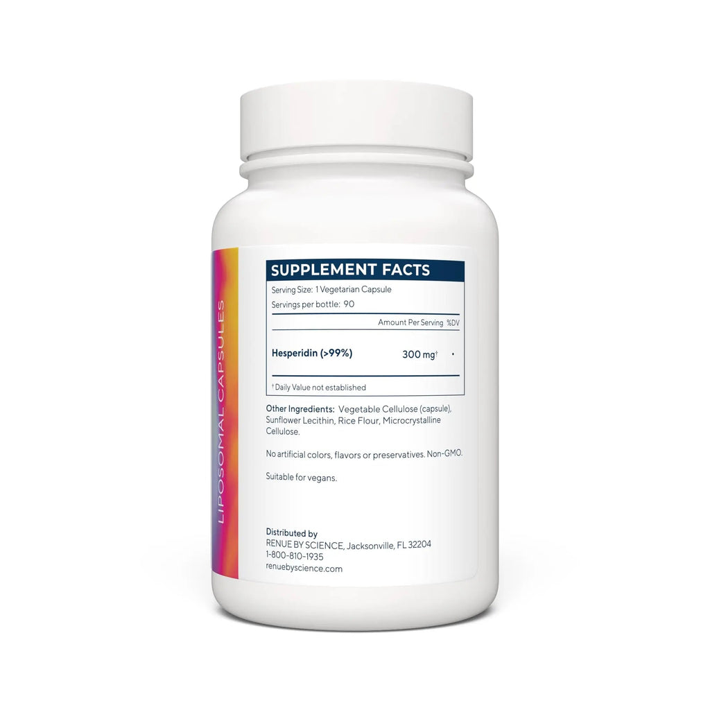 Renue By Science Hesperidin | Liposomal Hesperidin Supplements | 90 High Strength Capsules - 300mg per Serving | Non-GMO | Made in The USA & Third-Party Tested - TrustMedUSA