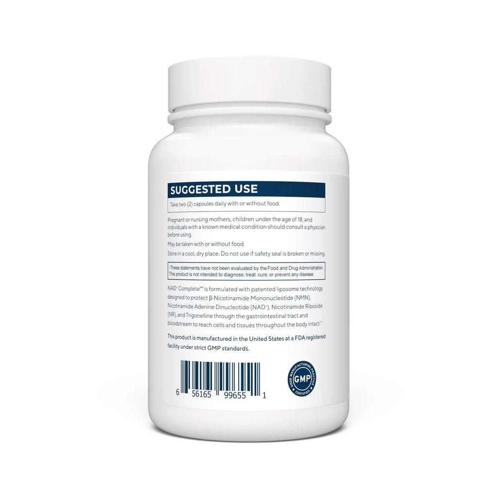 RENUE by SCIENCE NAD+ Complete | 120 Liposomal NAD Supplement Capsules with NMN, NR & Trigonelline - 210mg NMN & 160mg NAD per Serving | Bioavailable Formula for Increased Absorption | Made in the USA - TrustMedUSA