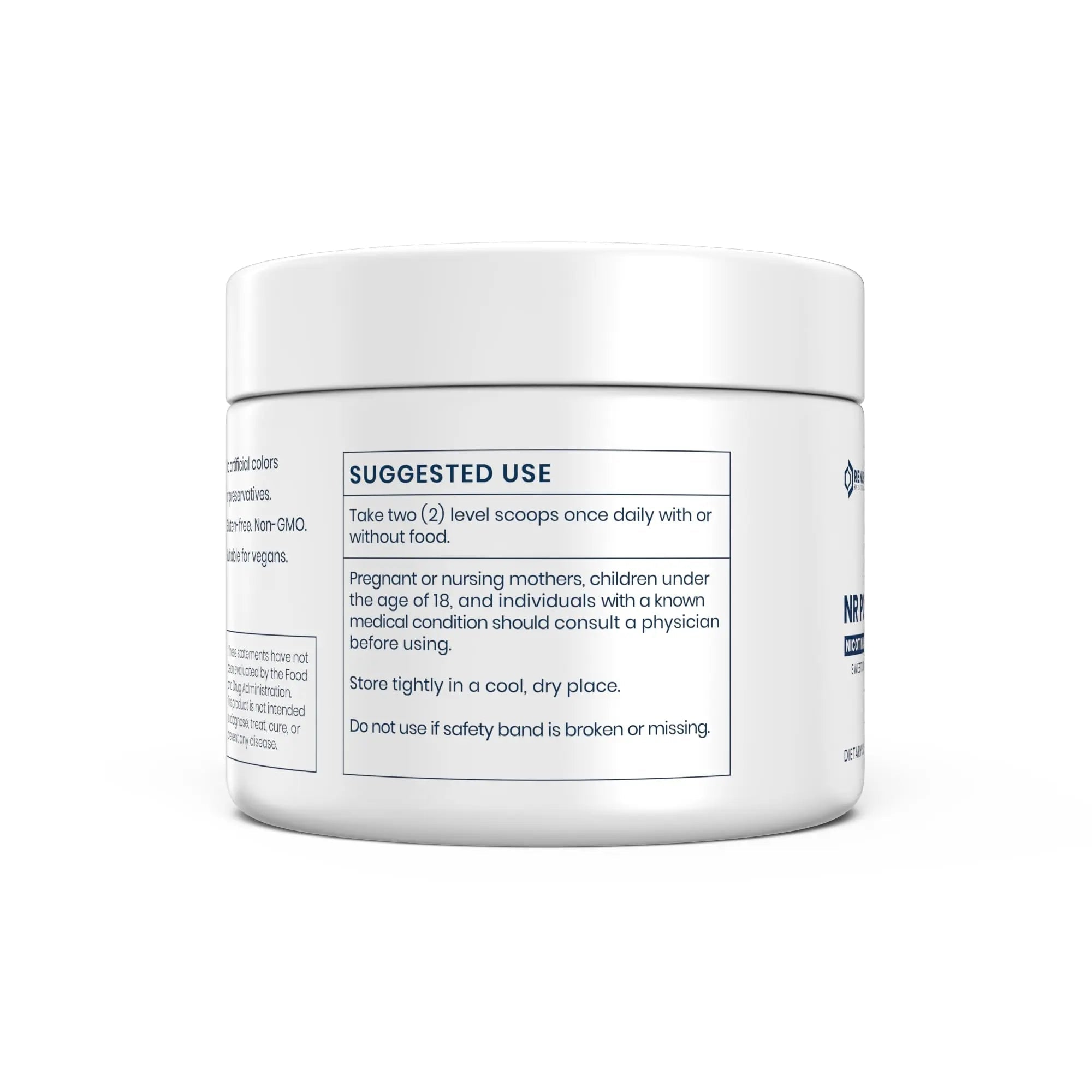 Renue By Science Nicotinamide Riboside | 1000mg Nicotinamide Powder - High Strength NR NAD Powder Sublingual Citrus Burst Flavor | Manufactured in The USA & Third-Party Tested | 60 Servings - TrustMedUSA