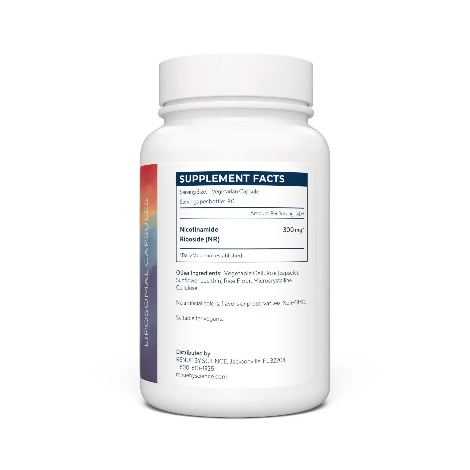 RENUE by Science Nicotinamide Riboside | High Strength Liposomal NAD Supplement | 90 Nicotinamide Capsules - 300mg Nicotinamide Riboside per Serving | Manufactured in The USA Third-Party Tested - TrustMedUSA