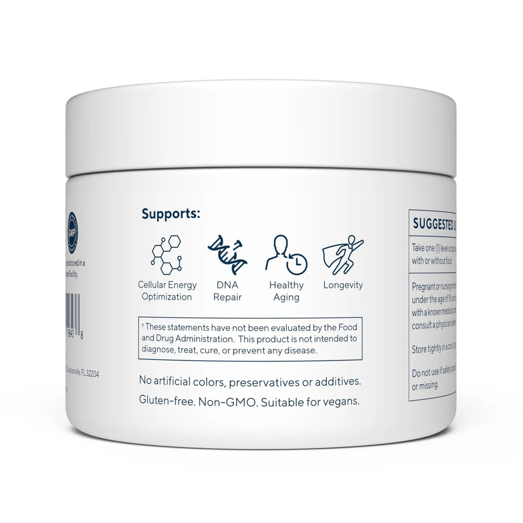 Renue By Science NMN Powder | 100g Fast Dissolve Powder Supplement | 500mg Nicotinamide Mononucleotide per Serving - TrustMedUSA