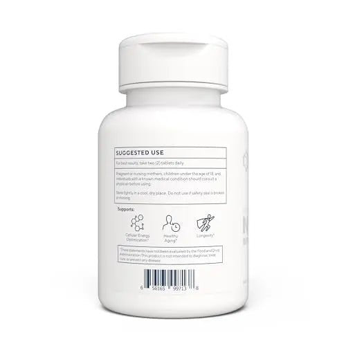 Renue By Science NMN Supplement | 240 Chewable Vegetarian Tablets - 125mg Nicotinamide Mononucleotide per Serving | Lemon Flavour - Manufactured in The USA Third-Party Tested - TrustMedUSA