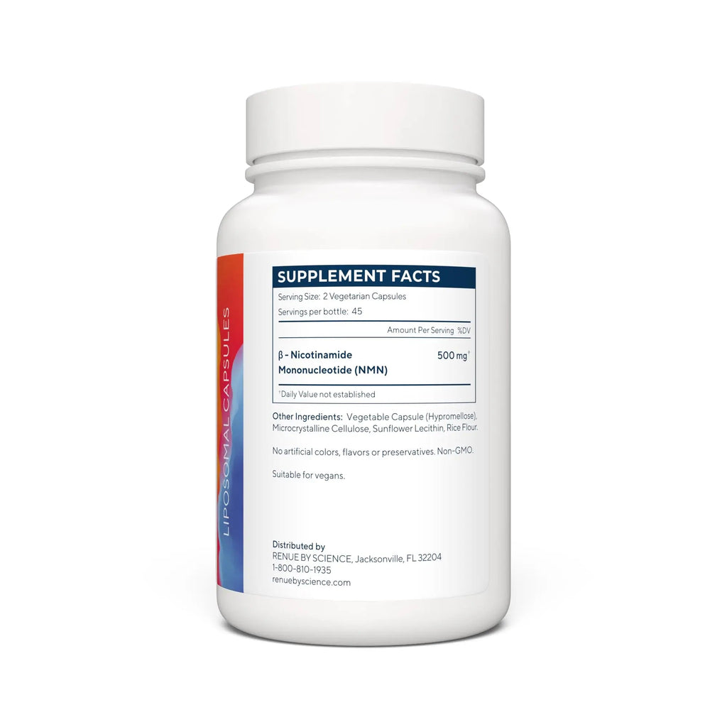 Renue By Science NMN Supplement | 90 Liposomal NMN Capsules - 250mg NMN Nicotinamide Mononucleotide per Serving | Bioavailable Formula for Increased Absorption | Manufactured in The USA - TrustMedUSA