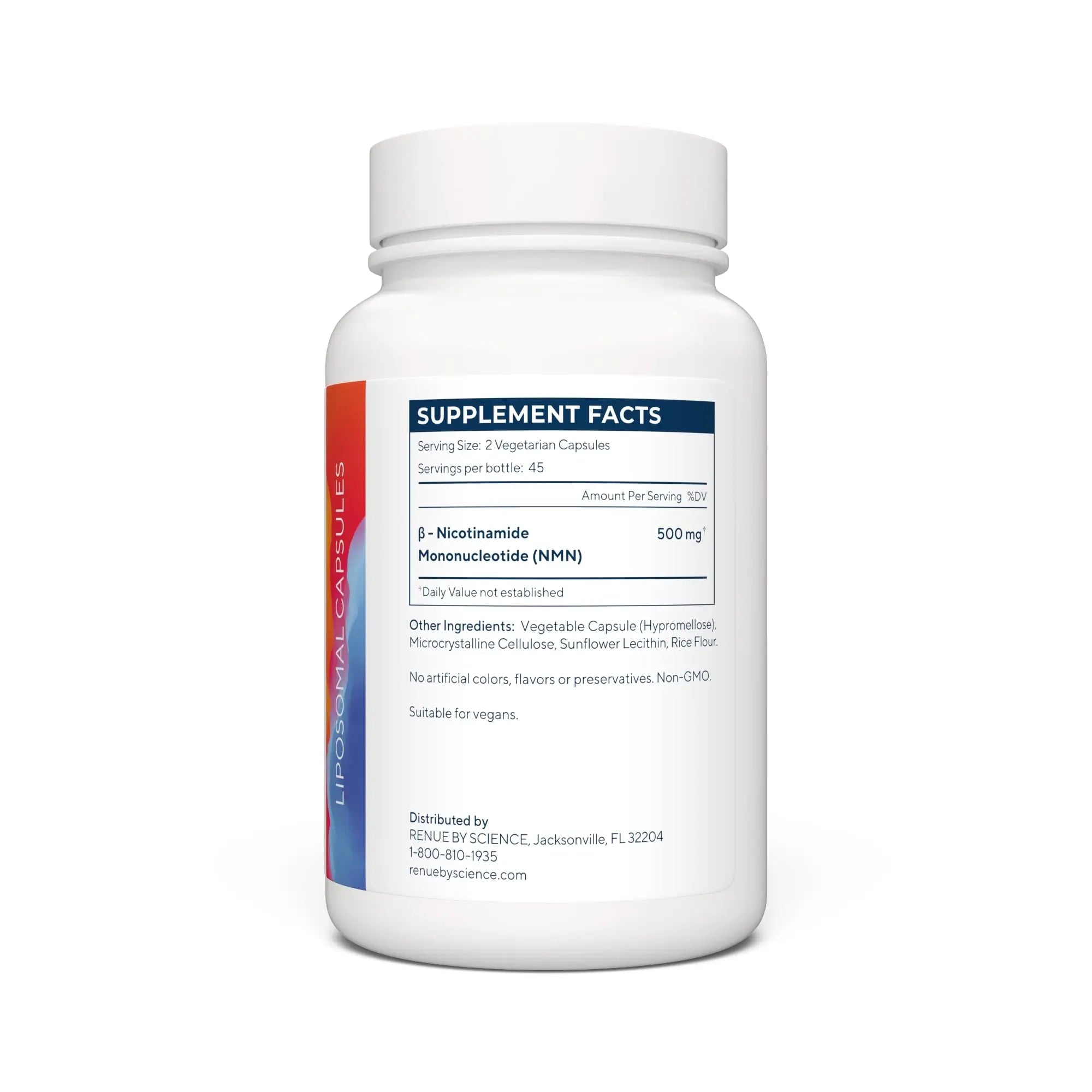 Renue By Science NMN Supplement | 90 Liposomal NMN Capsules - 250mg NMN Nicotinamide Mononucleotide per Serving | Bioavailable Formula for Increased Absorption | Manufactured in The USA - TrustMedUSA