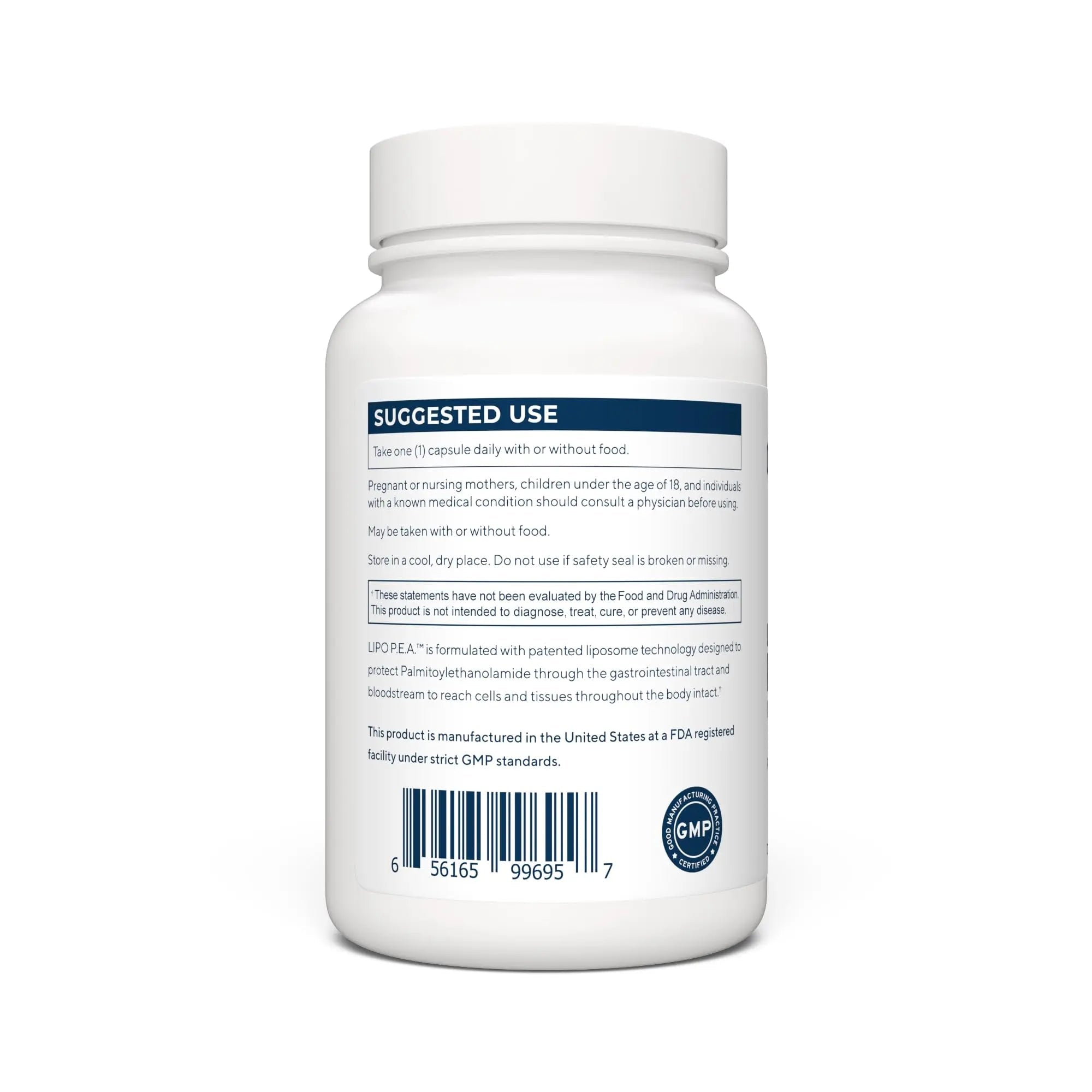 Renue By Science P.E.A | Liposomal Pea Palmitoylethanolamide Supplement | 90 P.E.A Capsules - 250mg Palmitoylethanolamide per Serving | Non-GMO | Made in The USA & Third-Party Tested - TrustMedUSA