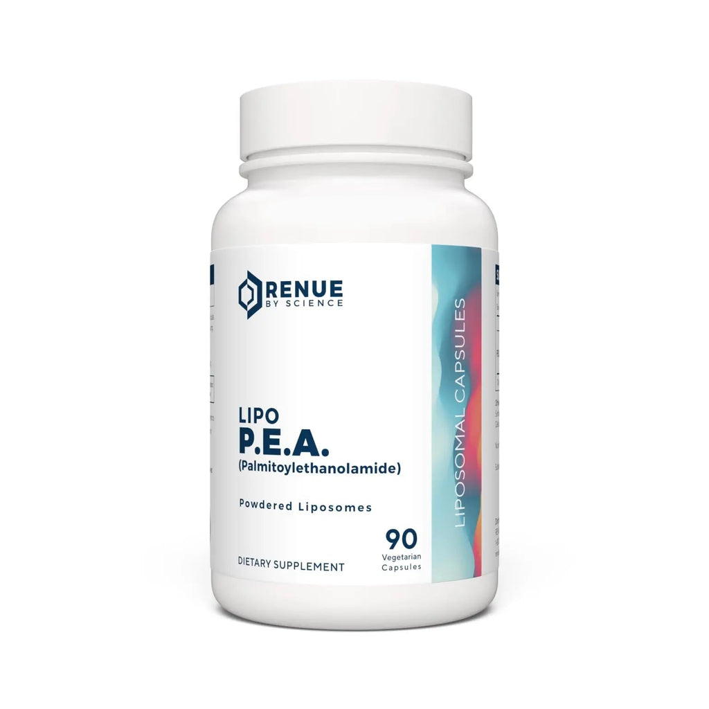 Renue By Science P.E.A | Liposomal Pea Palmitoylethanolamide Supplement | 90 P.E.A Capsules - 250mg Palmitoylethanolamide per Serving | Non-GMO | Made in The USA & Third-Party Tested - TrustMedUSA