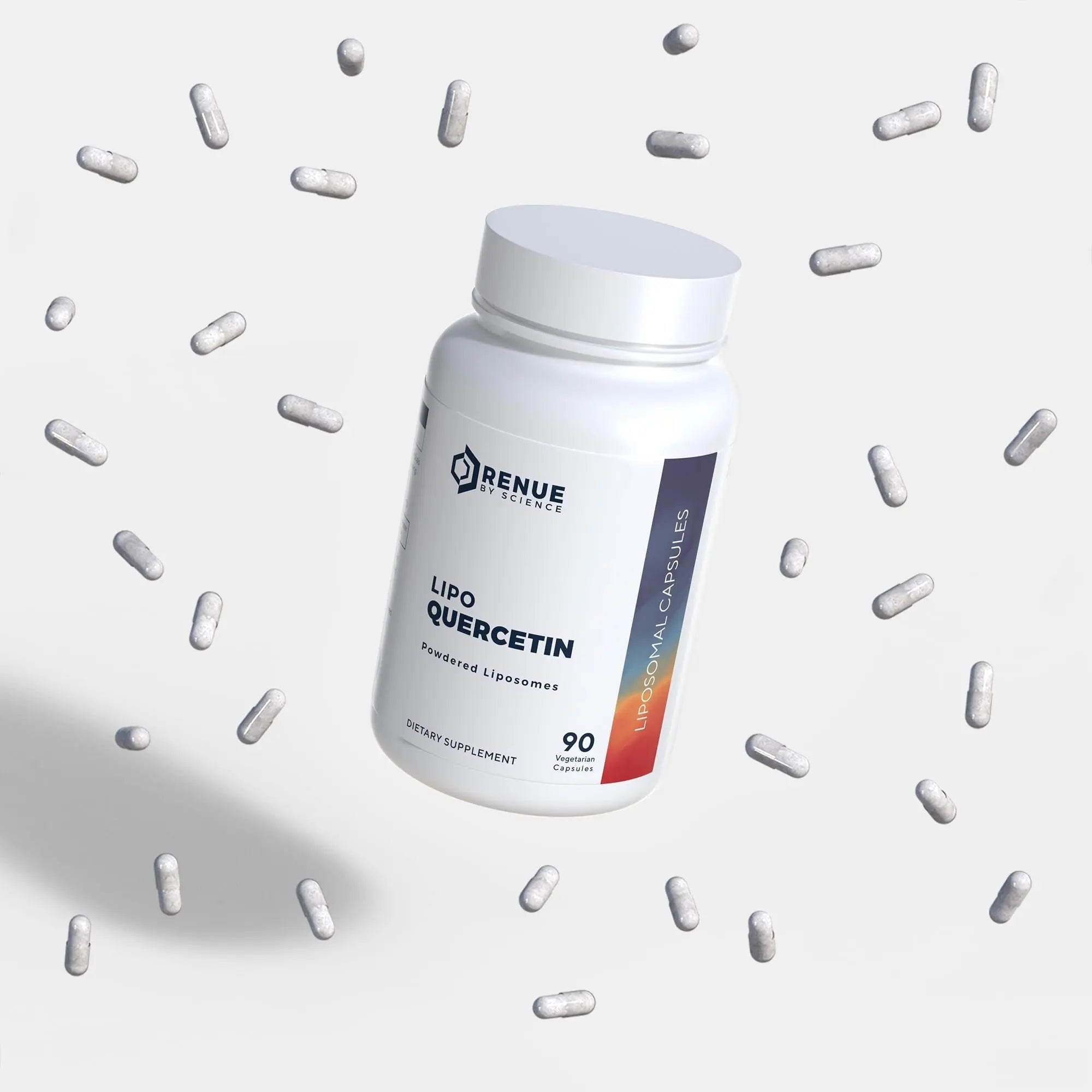 Renue By Science Quercetin | High Strength Liposomal Quercetin Supplements | 90 Quercitin Capsules - 150mg Quercetin per Serving | Non-GMO | Made in The USA & Third-Party Tested - TrustMedUSA