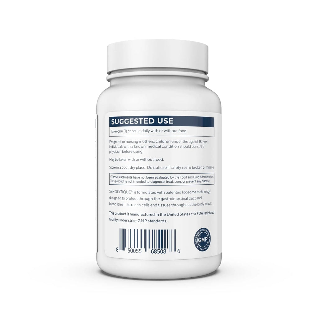 Renue By Science Senolytique Senolytic Supplements | 60 Capsules with Fisetin (35mg) Quercetin (78mg) & Spermidine (3mg) per Serving | Liposomal Formula | Manufactured in The USA & Third-Party Tested - TrustMedUSA