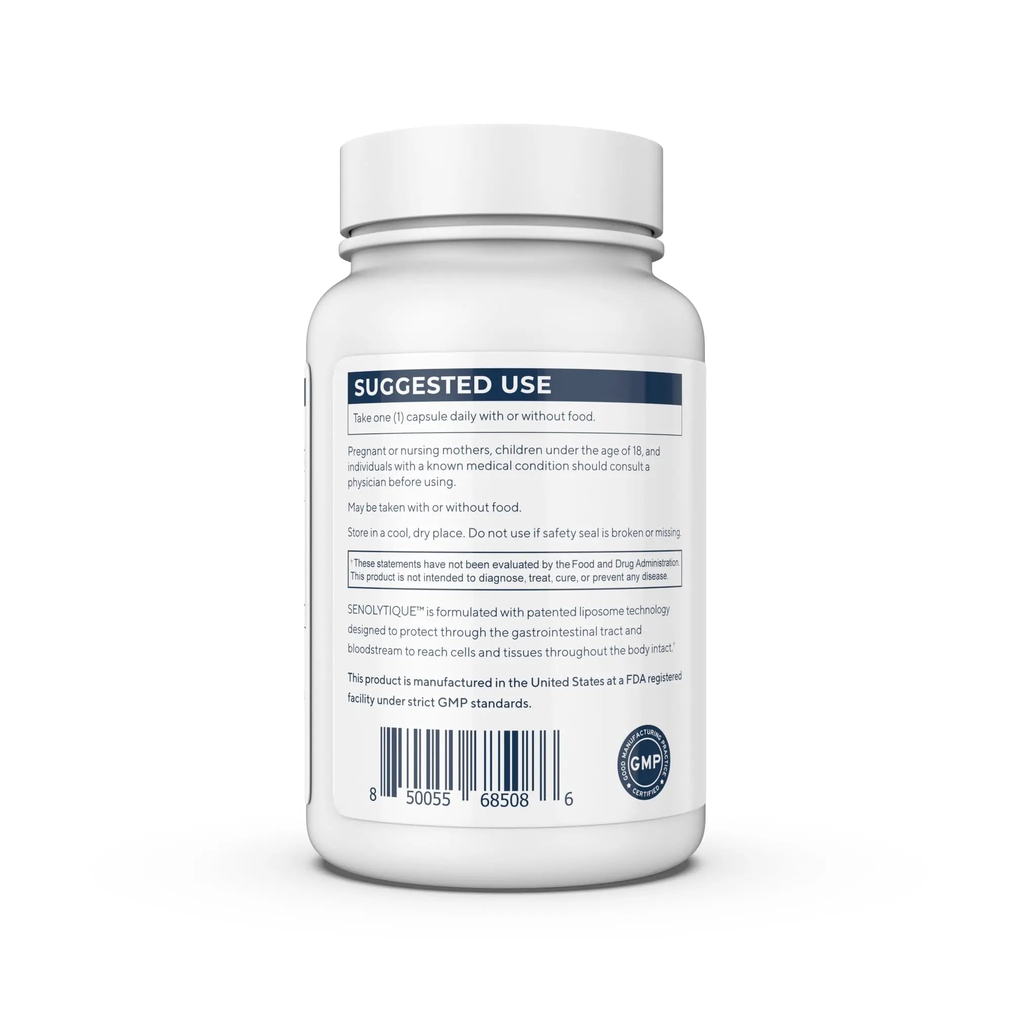 Renue By Science Senolytique Senolytic Supplements | 60 Capsules with Fisetin (35mg) Quercetin (78mg) & Spermidine (3mg) per Serving | Liposomal Formula | Manufactured in The USA & Third-Party Tested - TrustMedUSA