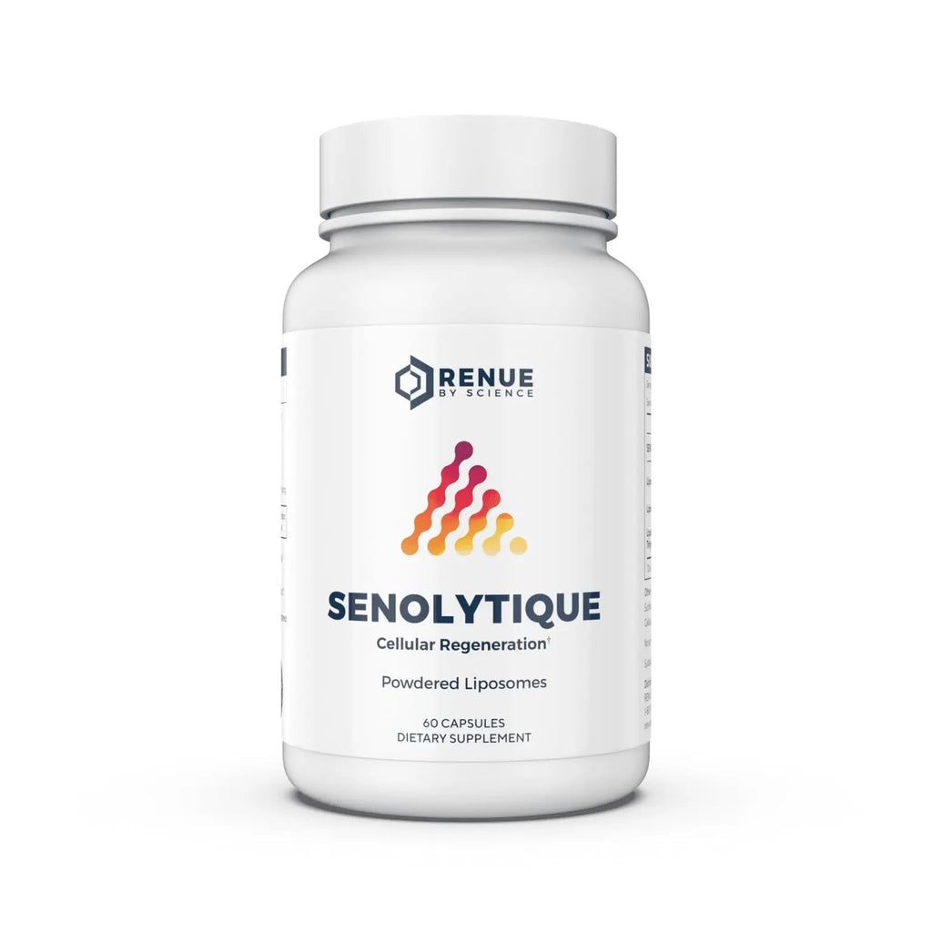 Renue By Science Senolytique Senolytic Supplements | 60 Capsules with Fisetin (35mg) Quercetin (78mg) & Spermidine (3mg) per Serving | Liposomal Formula | Manufactured in The USA & Third-Party Tested - TrustMedUSA