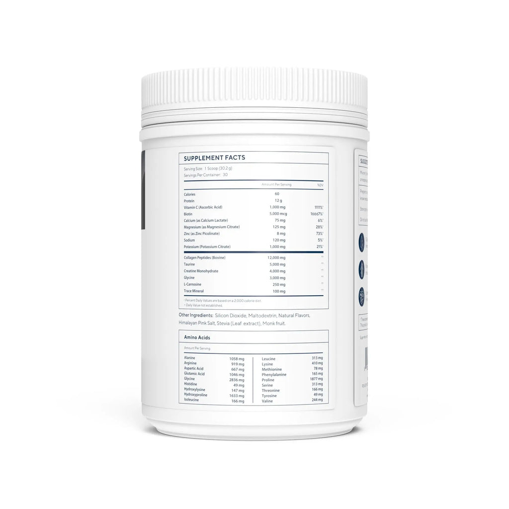 Renue By Science Skin & Body Essentials | Collagen Peptides Electrolytes Creatine & BCAA Powder | Collagen (12g) Creatine Monohydrate (4g) per Serving with Taurine & Glycine | Made in USA - Chocolate - TrustMedUSA
