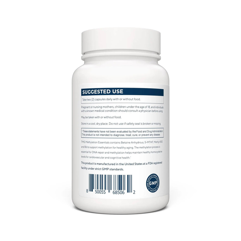 Renue By Science TMG | High Strength TMG Supplements | 120 Trimethylglycine Capsules - 900mg TMG per Serving with Vitamin B12 Vitamin B6 Folate & Zinc | Made in The USA & Third-Party Tested - TrustMedUSA