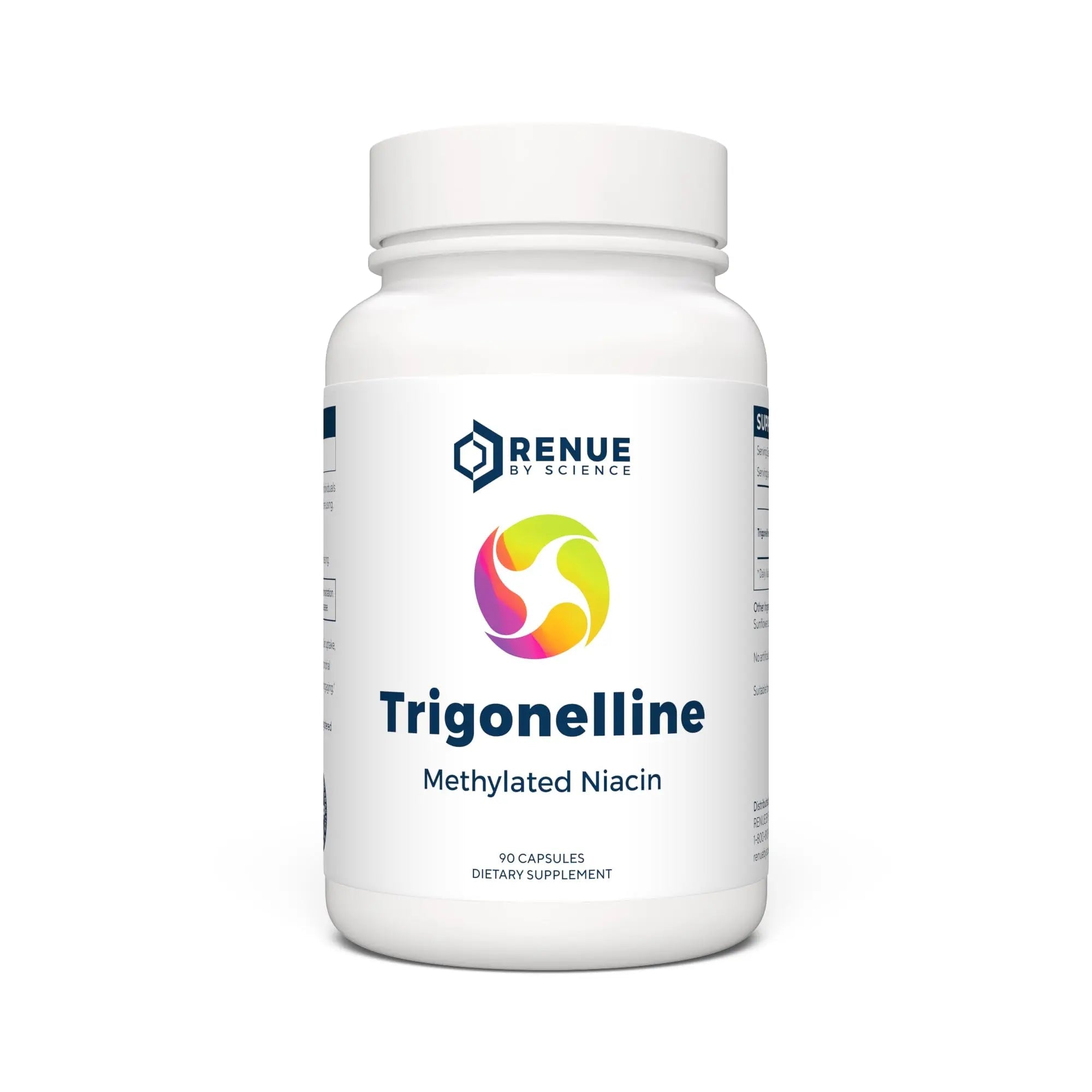 Renue By Science Trigonelline | High Strength Trigonelline TRG Methylated Niacin - 250mg Trigonilline Supplement Capsules | Non-GMO | Made in The USA & Third-Party Tested - TrustMedUSA