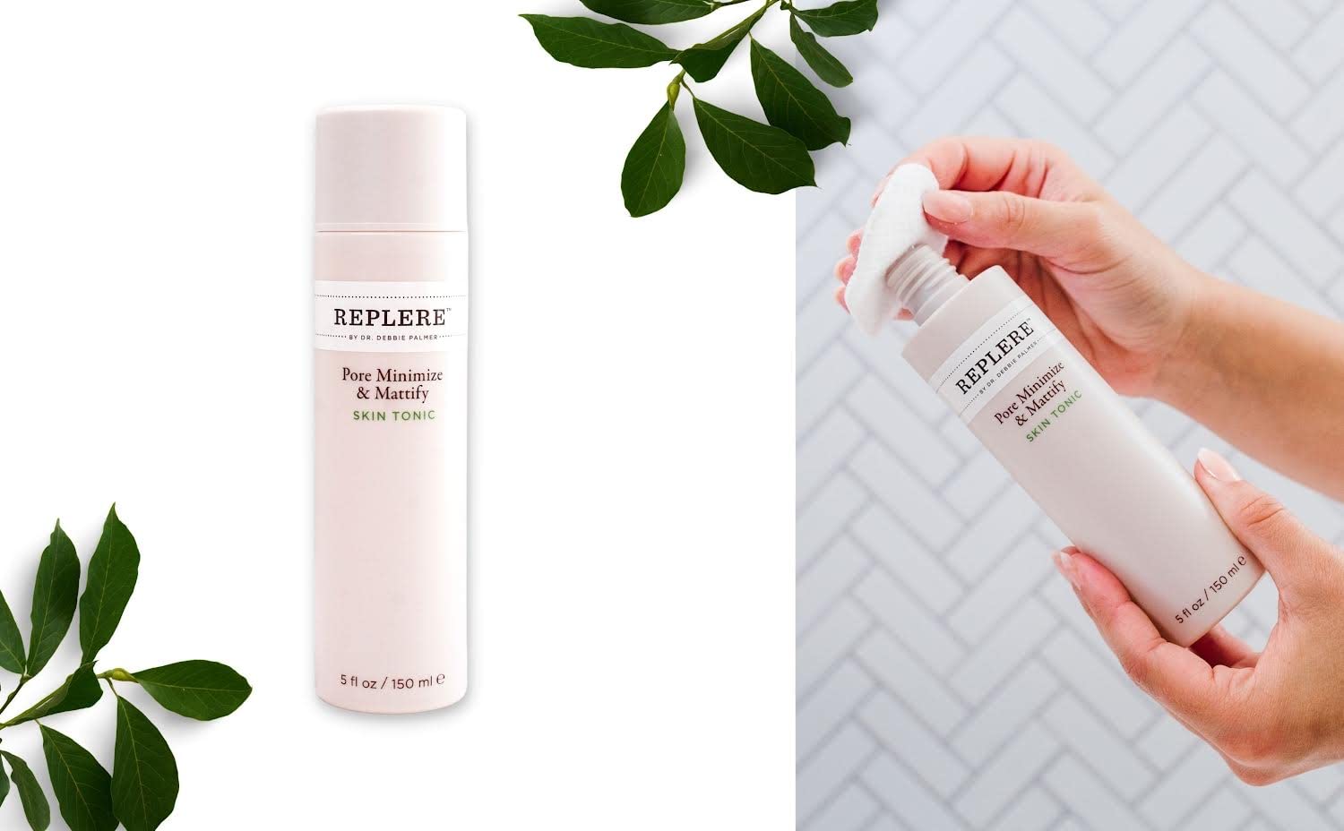 Replere Pore Minimize & Mattify Skin Tonic – Facial Toner for Women with Glycolic, Salicylic & Azelaic Acids, Coffea Arabica & Green Tea – Pore Perfecting Face Toner & Exfoliant (5 fl oz) - Maple Wellness Supplements