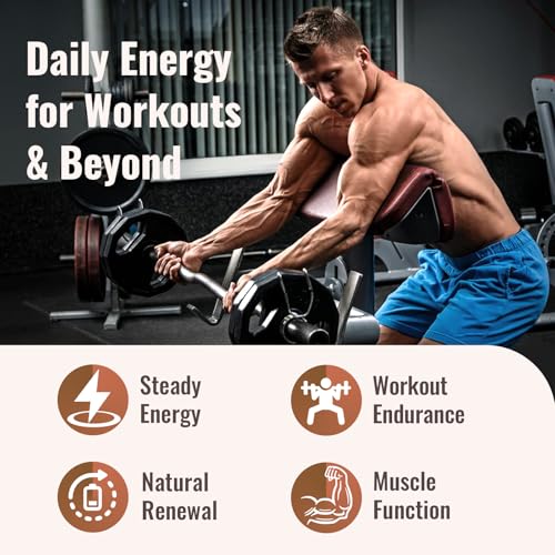 Resciency 2326 MG Mitochondrial Supplements with ATP, Vitamins, CoQ10 & PQQ, More Effective Than Creatine HMB & Nitric Oxide, Energy, Endurance, Strength, Recovery & Muscle, Organic, 120 Capsules - TrustMedUSA