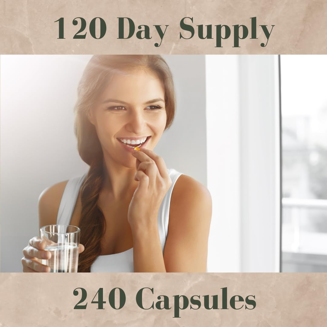 Research Labs 2 Fer 1 Ad Organic Irish Sea Moss Capsules 240 Total Pills, Raw Wildcrafted Seamoss Enhanced w/Bladderwrack & Burdock Root Antioxidant Powerhouse. Thyroid Support - TrustMedUSA