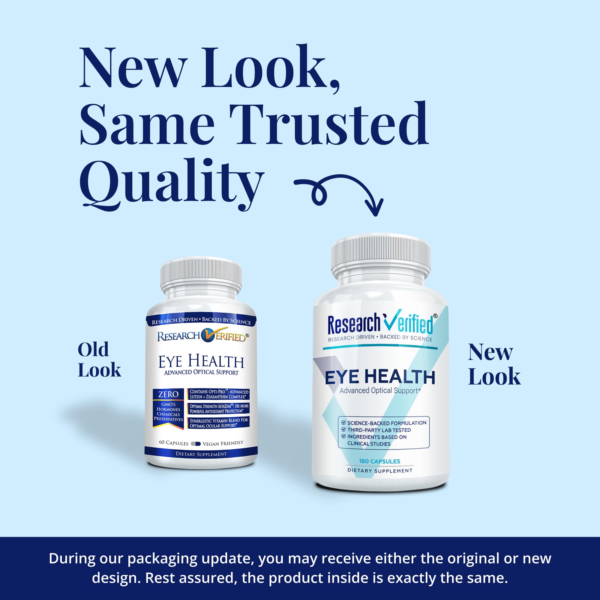 Research Verified Eye Health - Nourish and Protect Eyes and Vision, Support Healthy Retina, Improve Blood Supply to Eyes - Vitamins A, B, C, and E - 360 Capsules - 6 Month Supply - Made in The USA - TrustMedUSA