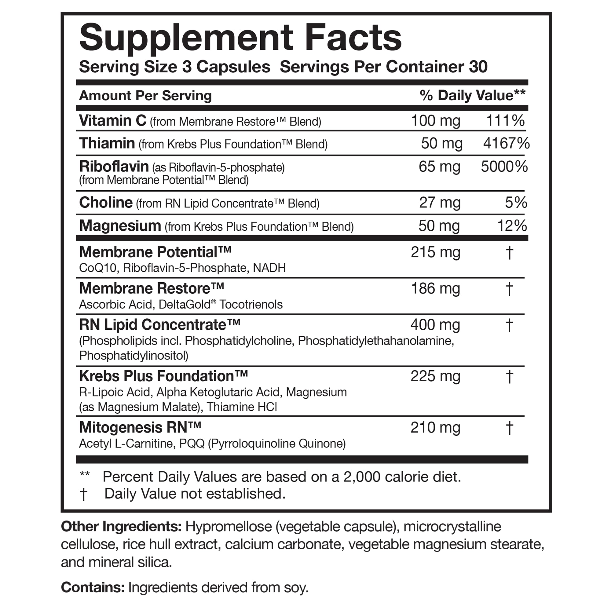 Researched Nutritionals ATP 360 - Mitochondrial Supplements to Support Entire Energy Cycle & Cell Membranes - Clinically Researched ATP Supplements, High Dose CoQ10, R-Lipoic Acid & PQQ, 90 Capsules - TrustMedUSA