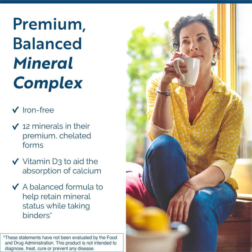 Researched Nutritionals Core Minerals - Daily Trace Minerals Supplement - Iron-Free Blend with Vitamin D3, Magnesium Glycinate & Iodine for Thyroid, Bone & Metabolic Support (120 ct) - TrustMedUSA