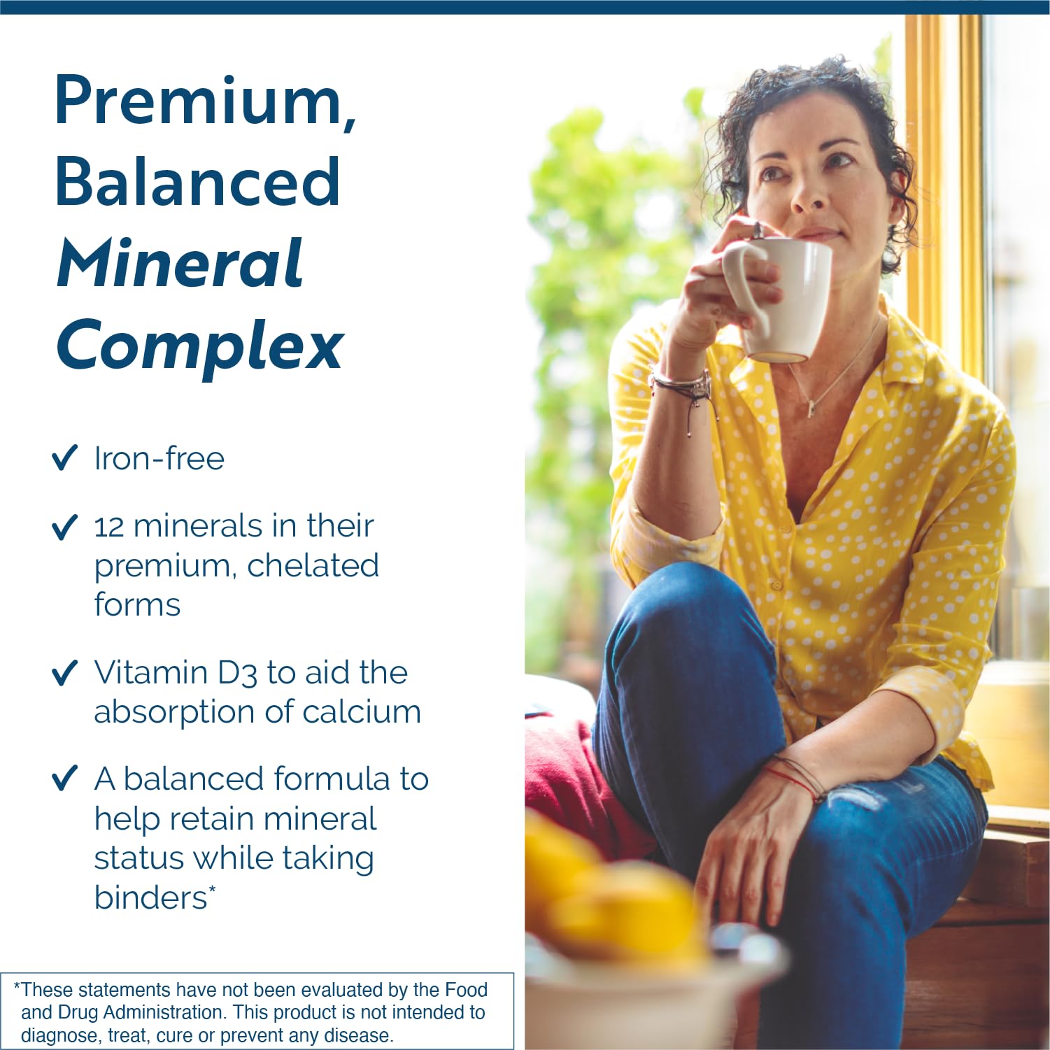 Researched Nutritionals Core Minerals - Daily Trace Minerals Supplement - Iron-Free Blend with Vitamin D3, Magnesium Glycinate & Iodine for Thyroid, Bone & Metabolic Support (120 ct) - TrustMedUSA