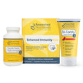 Researched Nutritionals Liposomal Glutathione (450mg) + Colostrum & Mushrooms Supplement for Immunity - Enhanced Immunity Duo - Tri-Fortify Watermelon + Transfer Factor Multi-Immune (2 Piece Set) - TrustMedUSA