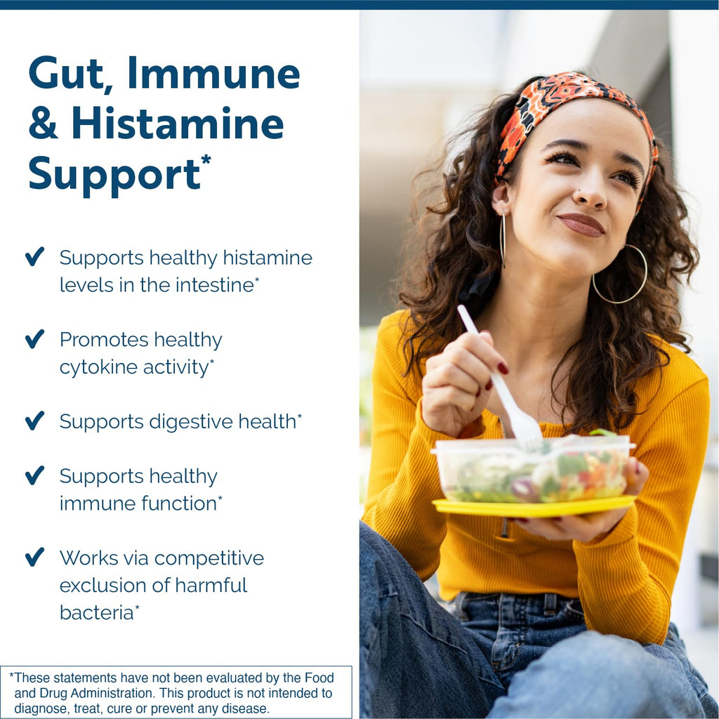 Researched Nutritionals Multi-Biome - Dual-Action Probiotics for Women & Men - Spore + Live Strain Formula with Delayed-Release Capsules for Gut Health, Histamine & Immune Support (30 ct) - TrustMedUSA