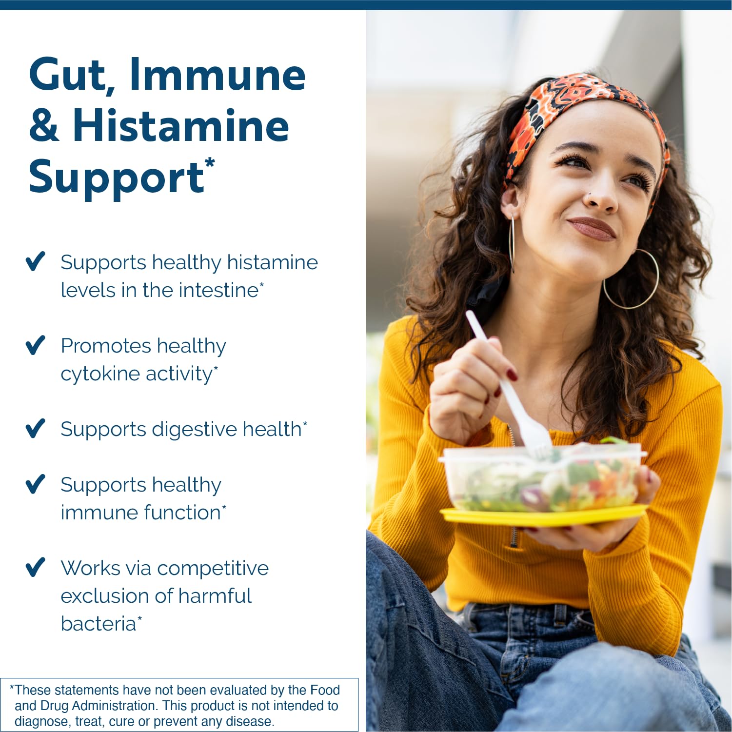 Researched Nutritionals Multi-Biome - Dual-Action Probiotics for Women & Men - Spore + Live Strain Formula with Delayed-Release Capsules for Gut Health, Histamine & Immune Support (30 ct) - TrustMedUSA