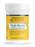 Researched Nutritionals Multi-Biome - Dual-Action Probiotics for Women & Men - Spore + Live Strain Formula with Delayed-Release Capsules for Gut Health, Histamine & Immune Support (30 ct) - TrustMedUSA