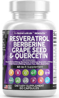 Resveratrol 6000mg Berberine 3000mg Grape Seed Extract 3000mg - TrustMedUSA
