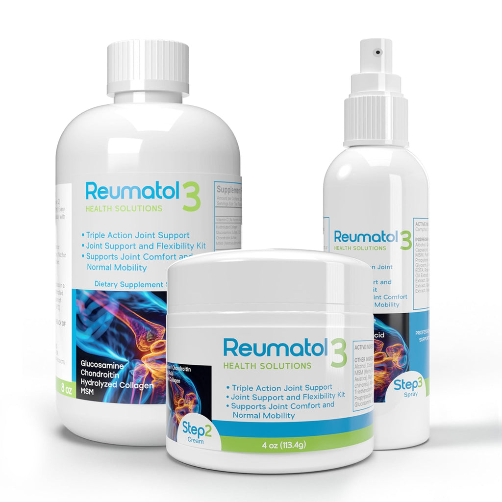 Reumatol 3 Kit – Natural Joint Support Formula for Comfort and Mobility | Helps Ease Stiffness & Promotes Flexible Joints | Herbal Blend for Daily Wellness - TrustMedUSA