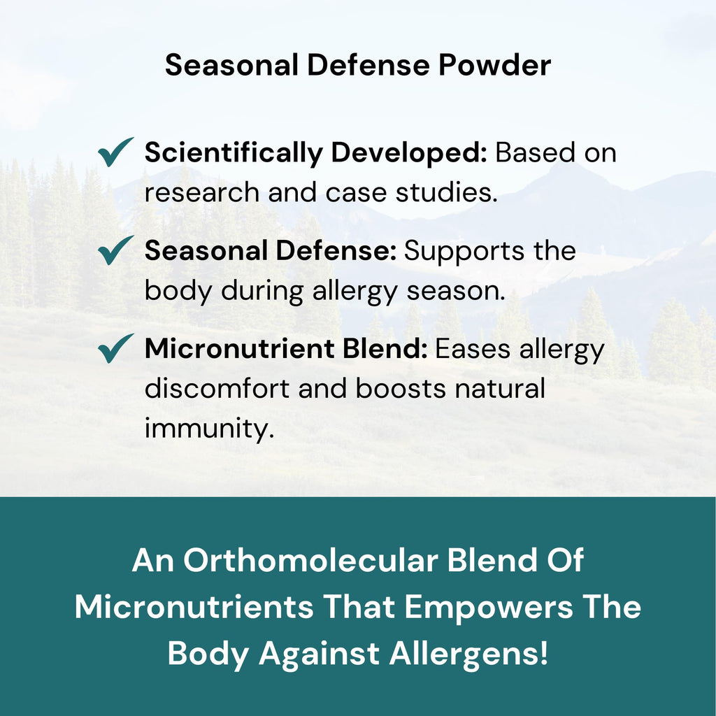 Revitalize Wellness Organic Seasonal Defense Powder Formerly Allergy Defense | Bromelain, Vitamin B3, Vitamin C, Quercetin, and NAC | No Sugar Added | Fruit Punch Flavor | 30 Servings - TrustMedUSA