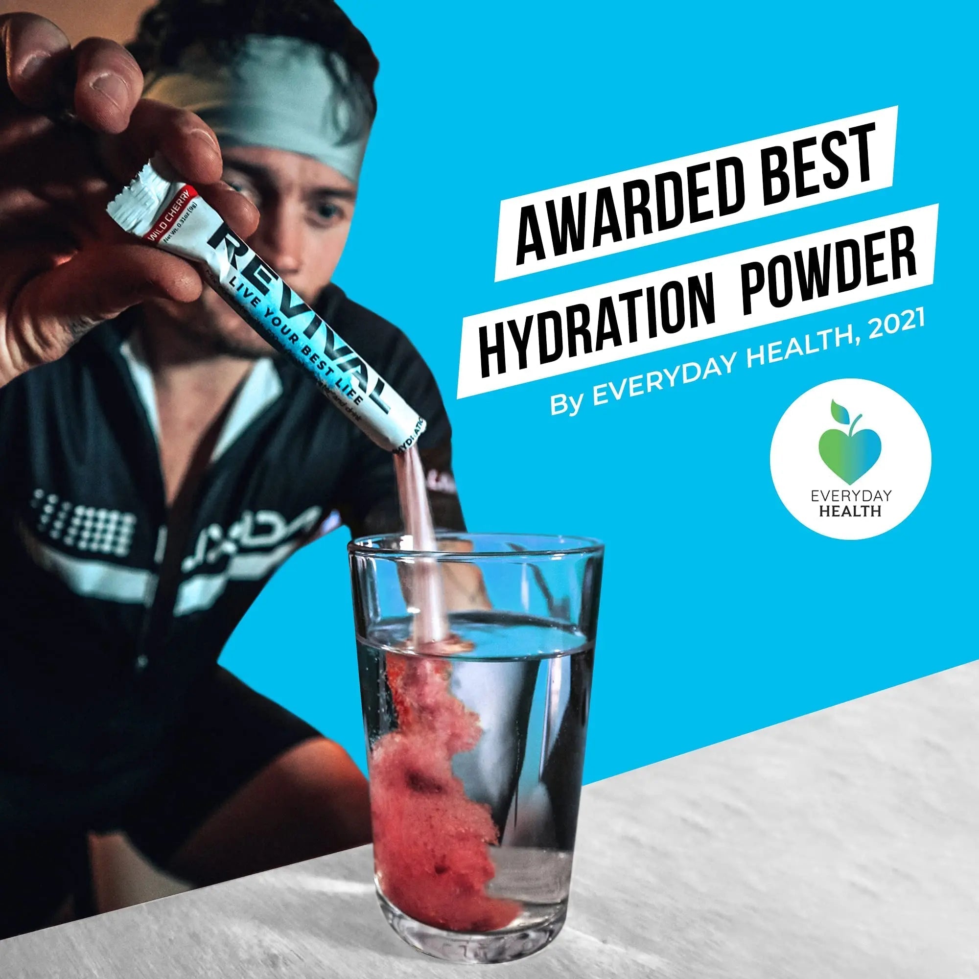 Revival Rapid Rehydration, Electrolytes Powder - High Strength Vitamin C, B1, B3, B5, B12 - TrustMedUSA
