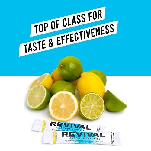 Revival Rapid Rehydration Electrolytes Powder - High Strength Vitamin C, B1, B3, B5, B12 - TrustMedUSA