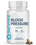 Revive MD Blood Pressure Support Supplement - Supports Heart and Circulatory Health, Energy & Daily Wellness - Magnesium, Potassium, Folic Acid & Garlic Formula (180 Vegetarian Capsules, 60 Servings) - TrustMedUSA