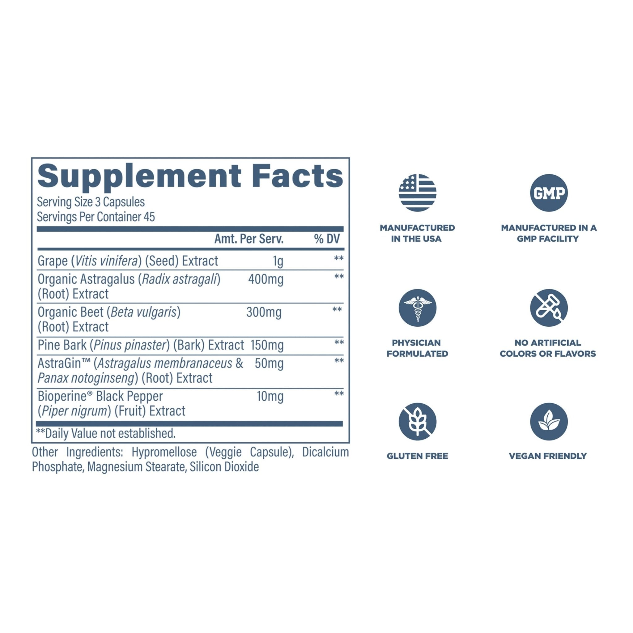Revive MD Kidney Support Supplement for Men & Women – Kidney Cleanse & Detox Capsules for Overall Health & Function – Vegan-Friendly, Gluten-Free & Soy-Free (135 Vegetarian Capsules, 45 Servings) - TrustMedUSA