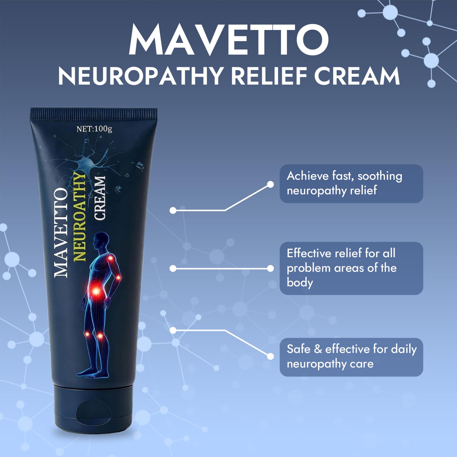 ReviveNerve Capsacare Neuropathy Relief Cream, Fast-Absorbing Soothing Cream with Capsaicin, Arnica, Menthol, MSM & Glucosamine for Feet, Hands, Legs, Muscles, Joints and Back (2pcs) - TrustMedUSA