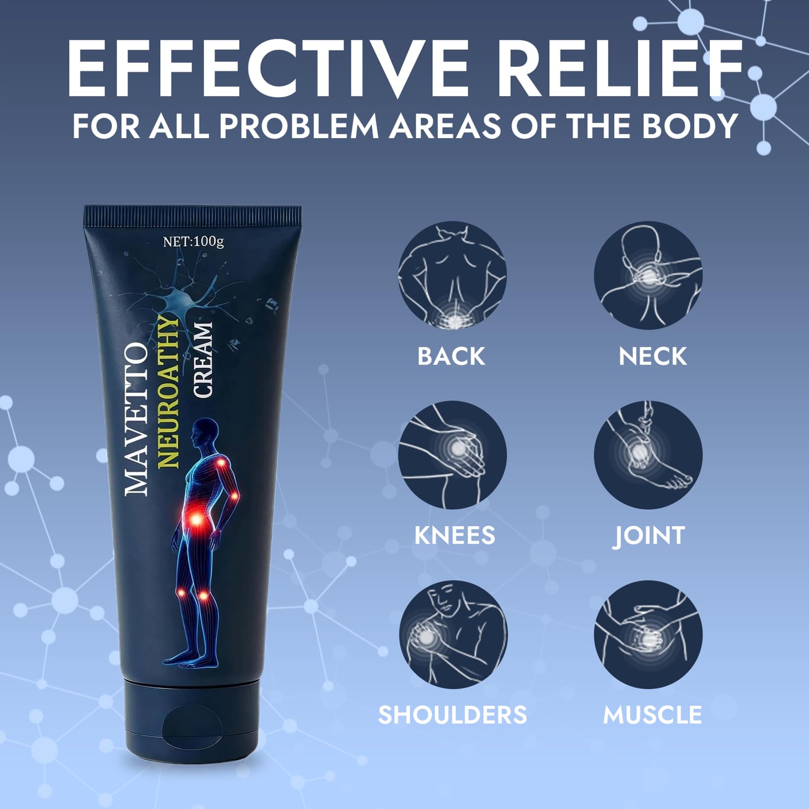 ReviveNerve Capsacare Neuropathy Relief Cream, Fast-Absorbing Soothing Cream with Capsaicin, Arnica, Menthol, MSM & Glucosamine for Feet, Hands, Legs, Muscles, Joints and Back (2pcs) - TrustMedUSA