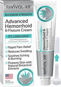 REVIVOL-XR Advanced Hemorrhoid Treatment. 5% Lidocaine + Shrinks + Protects Skin + Aloe + Witch Hazel + Botanicals, External & Internal Use. Most Complete OTC Ointment + Fissure Cream. Made in USA. - TrustMedUSA