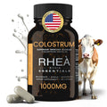 Rhea Bovine Colostrum Supplement for Women, Colostrum Capsules for Gut Health, Digestion, Bloating, Beauty, Immune Support, Bovine Colostrum for Humans, Colostrum Pills (60caps) - TrustMedUSA