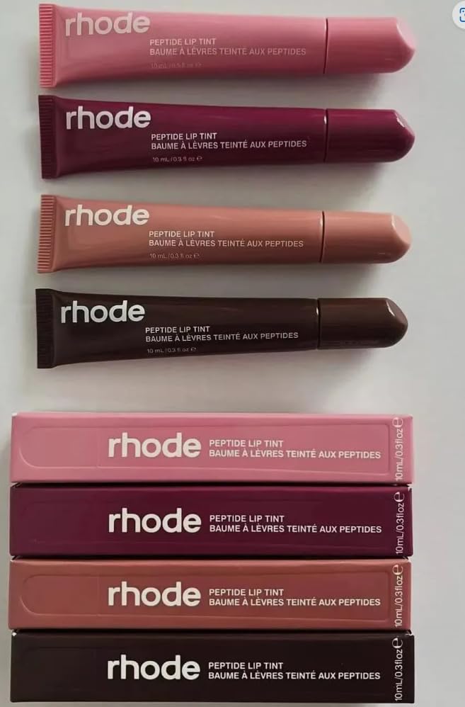 Rhode by Hailey Bieber The Peptide Lip TINTS SET ALL FOUR SHADES TOGETHER, 10ml/.3 - TrustMedUSA