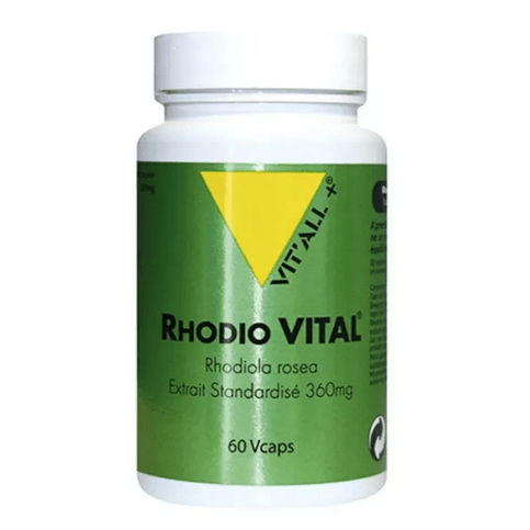 Rhodio Vital (Rhodiola rosea) 60 gélules VIT'ALL+ - TrustMedUSA