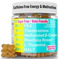 Rhodiola Rosea NALT N-Acetyl-L-Tyrosine Methylated Vitamin B Complex L-Theanine Gummies w P5P B6 5-MTHF B9 Folate Methyl B12 Methylcobalamin B3 Niacinamide, Supplement Powder Capsule Pill Supplements - TrustMedUSA