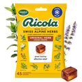Ricola Original Herb Cough Drops with Menthol - Cough and Sore Throat Relief - 45 Count - Herbal Throat Lozenges - Maple Wellness Supplements