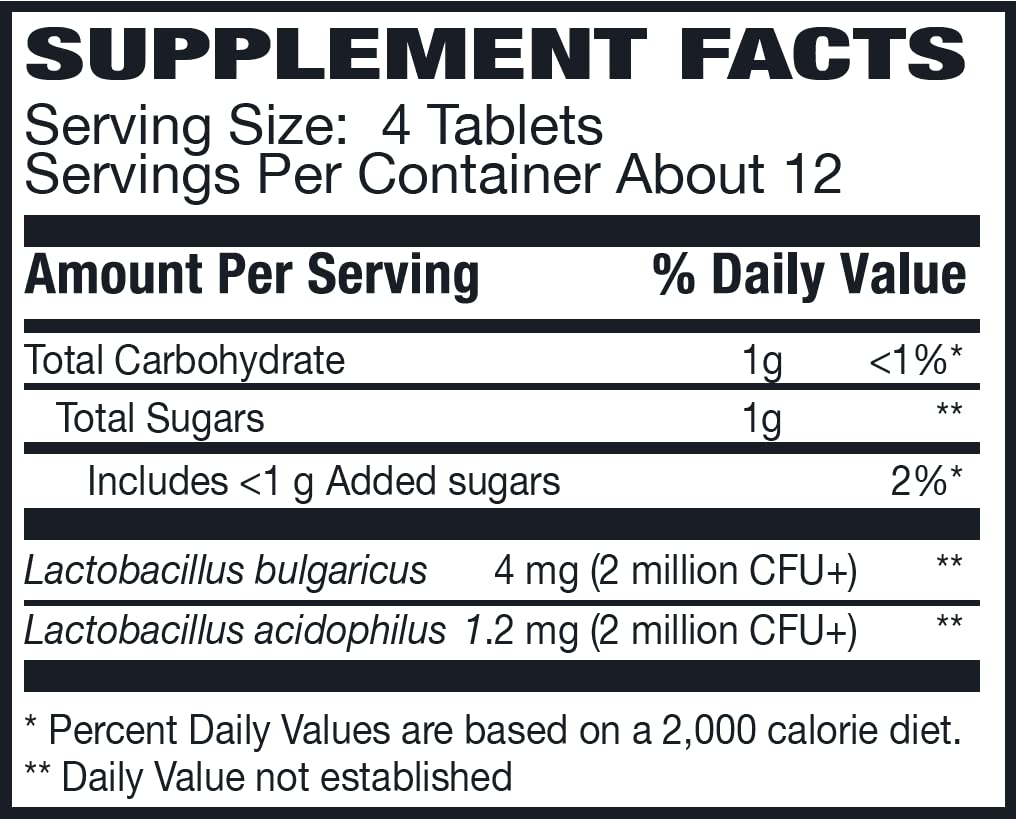 Rising Health - Floranex Tablets - Lactobacillus Probiotic Dietary Supplements - 50 Tablets - TrustMedUSA
