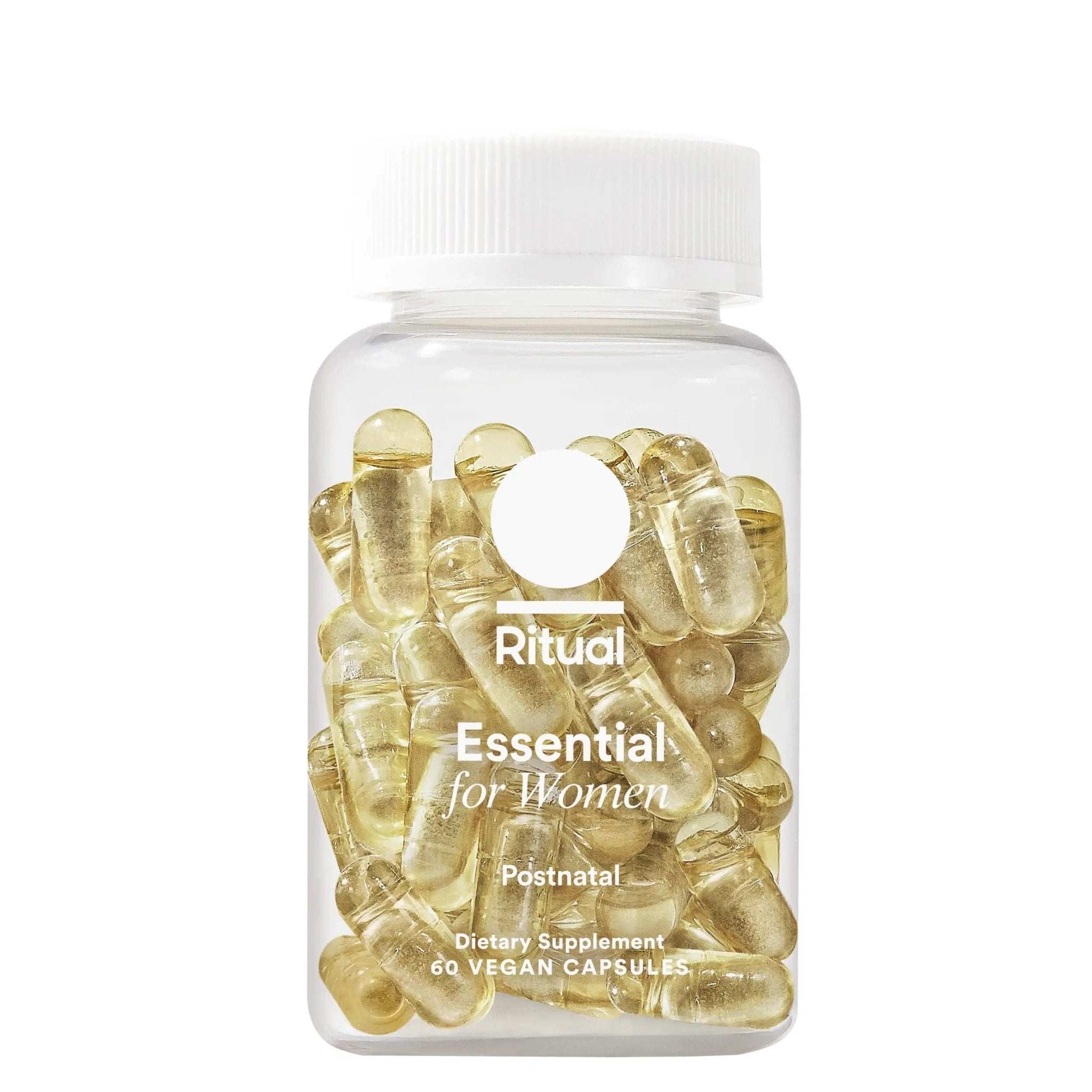 Ritual Essential for Women Postnatal Multivitamin - Postpartum Vitamin - Omega-3 DHA & Choline for Lactation Support, Vitamin A, C, D3 & Zinc - TrustMedUSA