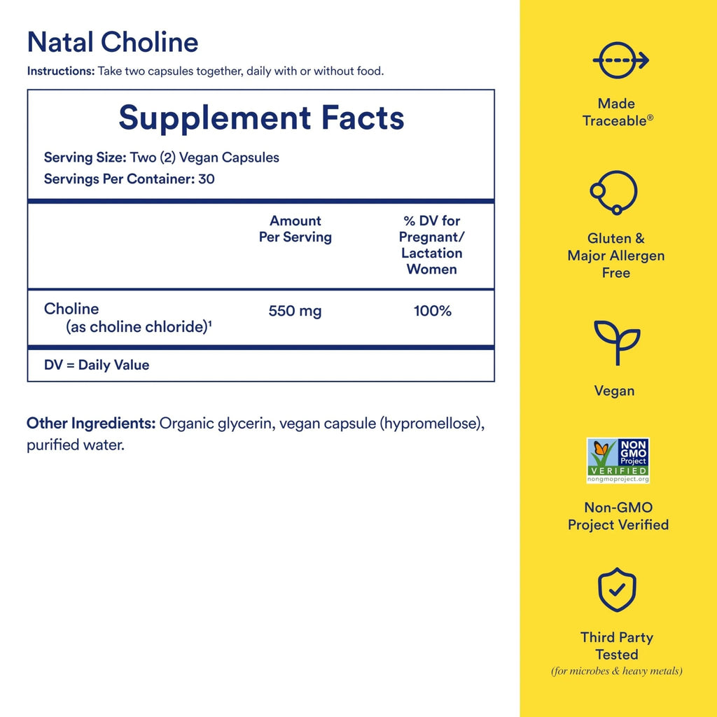 Ritual Mom-to-Baby Set with Prenatal Vitamins and Natal Choline Supplements, Supports Pregnancy, Baby's Cognitive Function, Fetal Brain Development, 30 Day Supply - TrustMedUSA