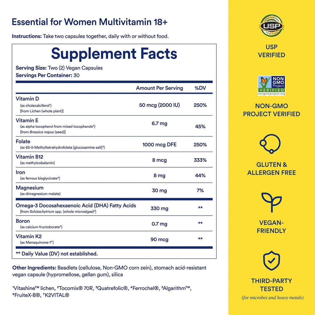 Ritual Multivitamin for Women 18+ & Daily Gut Health Support, 30 Days Supply - TrustMedUSA